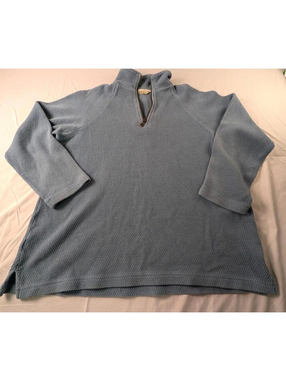 Tommy Bahama Mock Neck Sweater Men's Small Long Sleeve Pullover 1/4 Zip
